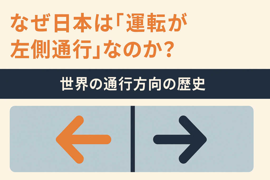なぜ日本は左側通行?その理由と歴史をわかりやすく解説! | カズの雑学ブログ